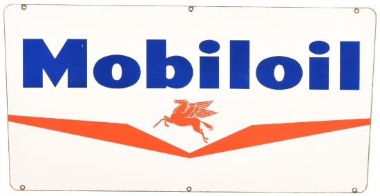 Mobiloil w/Small Pegasus Porcelain Sign