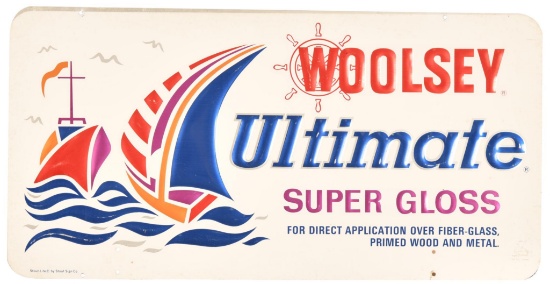 Woolsey Ultimate Super Gloss W/logo Metal Sign