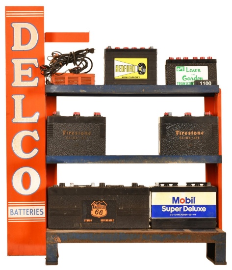 Delco Batteries Metal Display Rack