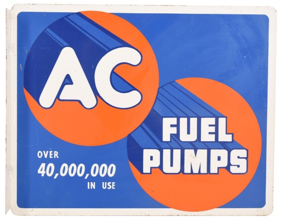 Ac Fuel Pumps Metal Flange Sign
