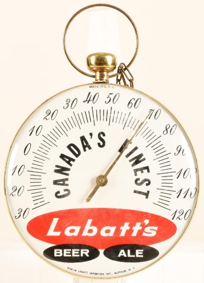 Labatt's Beer Ale Bubble Thermometer