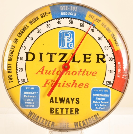 Ditzler Automotive Finishes Bubble Thermometer