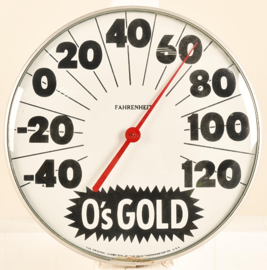 O's Gold Bubble Thermometer