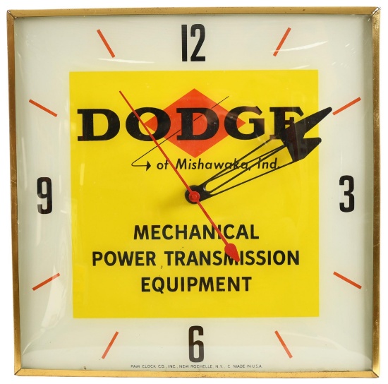 Dodge Mechanical Power Transmission Equipment Clock