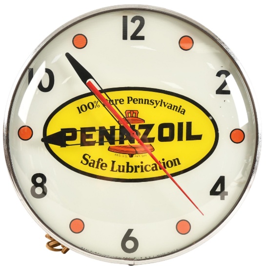 Pennzoil Safe Lubrication Pam Clock