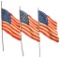 Lot Of 3 Metal Flag