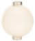 White Milk Glass Lightning Rod Ball