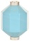 D&s Blue Milk Glass Lightning Rod Ball