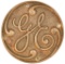 Ge General Electric Brass Badge