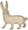 Cast Aluminum Rabbit