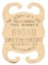 Brotherhood Accident Co. Identify Me Badge