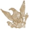 Eagle With Shield Olive Branch & Arrows Badge