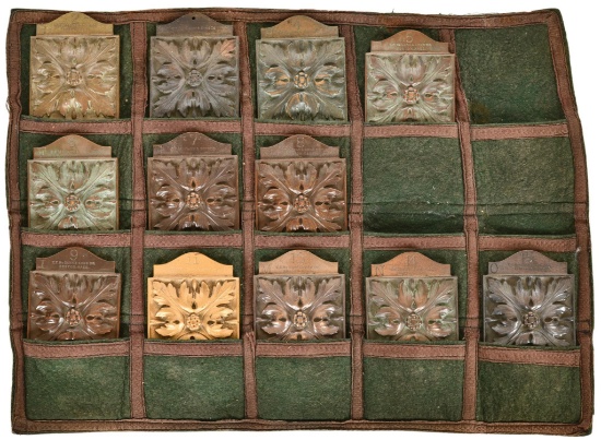T.F. Mcgann & Sons Co. Cast Laurel Plates