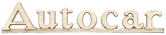 Autocar Truck Hood Side Emblem