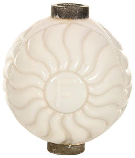 Milk Glass R.H.F. Lightning Rod Ball