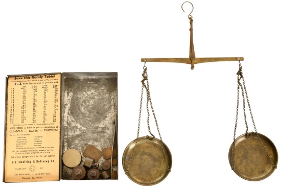 E-z Smelting & Refining Co. Brass Scale