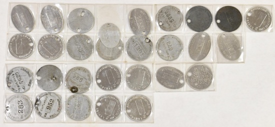 Lot Of Employee Token Badges