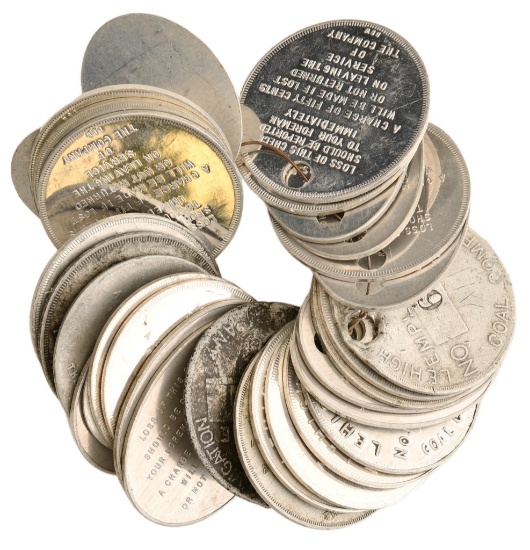 Lot Of Employee Token Badges