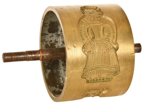 Brass Pressing Wheel With Figures
