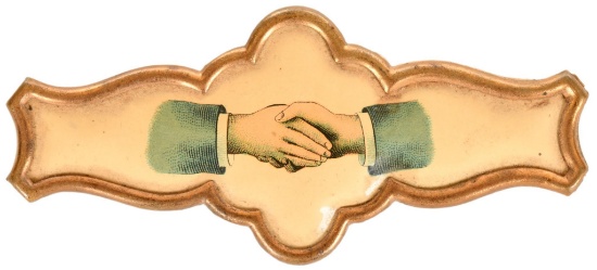 1893 Celluloid Masonic Fraternal Pinback Button