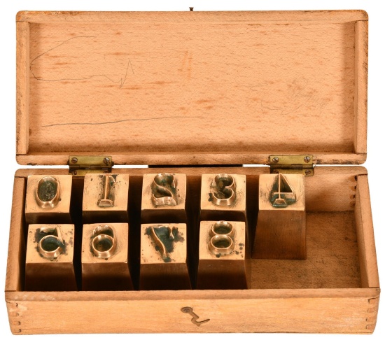 Lot Of Brass Number Punches