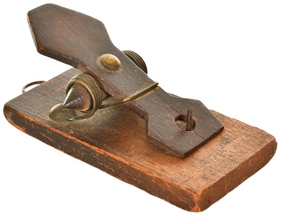 1875 Pack & Vanhorn Wooden Clip