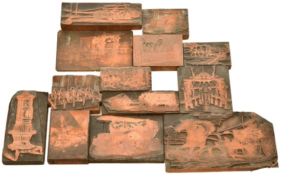 Lot Of Printing Blocks