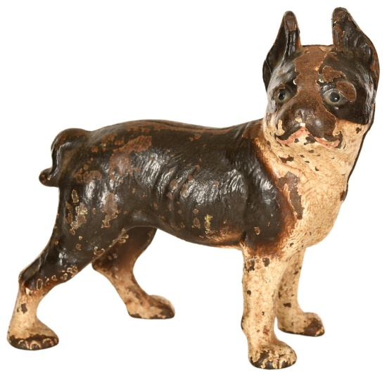 Cast Iron Boston Terrier Bank