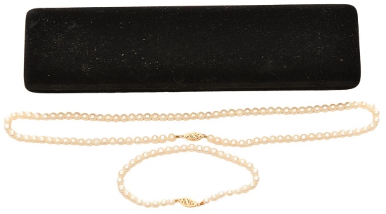 Vintage Pear Necklace & Bracelet