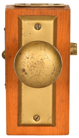 The Shelby Spring Hinge Company Door Handle Display