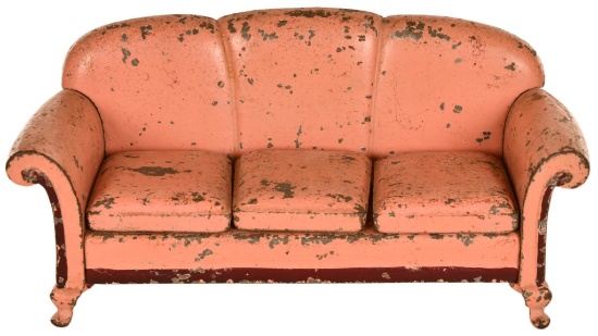 Arcade Cast Iron Karpen Davenport Couch