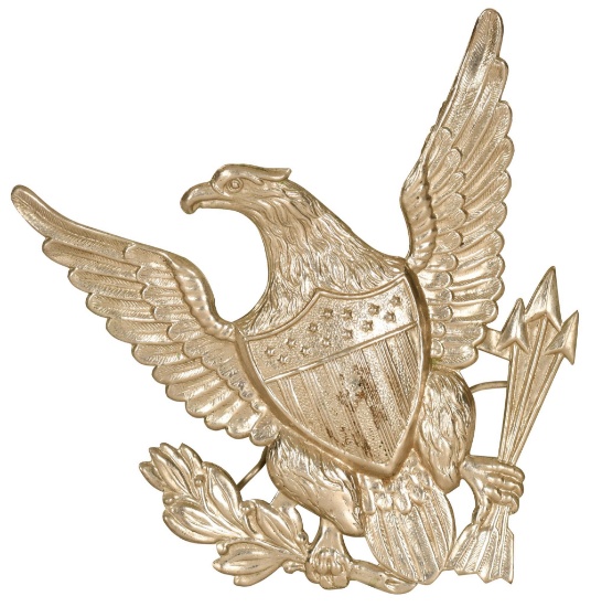 Eagle With Shield Olive Branch & Arrows Badge