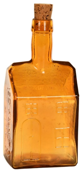 E.C. Booz's Old Cabin Whiskey Bottle