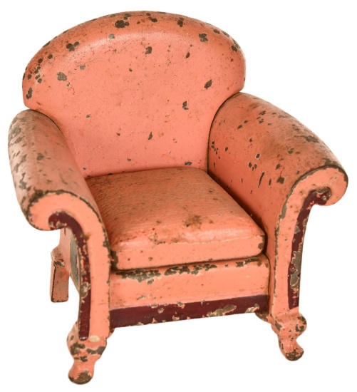 Arcade Cast Iron Karpen Davenport Arm Chair