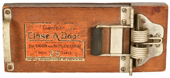 Gardener Wire Company Salesman Sample Close-a-door