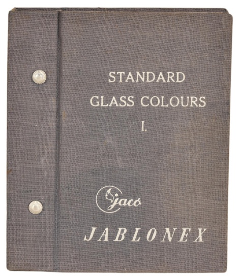 Jaco Jablonex Standard Glass Colours 1 Salesman Sample