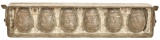 Early Metal Chocolate Egg Mold With Moon & Stars