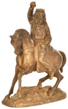 Horse & Rider Cast Statue