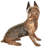 Cast Iron Boston Terrier Figure