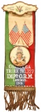 Improved Order Of Redman Celluloid Badge
