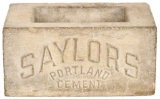 Saylors Portland Cement Advertising Piece