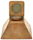Early Metal Inkwell