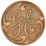 Ge General Electric Brass Badge