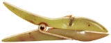 Oversized Marbled Resin Fish Letter Clip