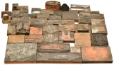 Large Lot Of Various Printing Block