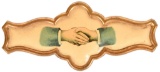 1893 Celluloid Masonic Fraternal Pinback Button