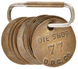 Lot Of D.D.D.Co. Die Shop Tags