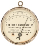 Nos The Dent Hardware Co. Thermometer