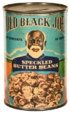 Old Black Joe Speckled Butter Beans Tin Can Bank