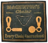 Blackington's Chains Countertop Felt Display With Chain